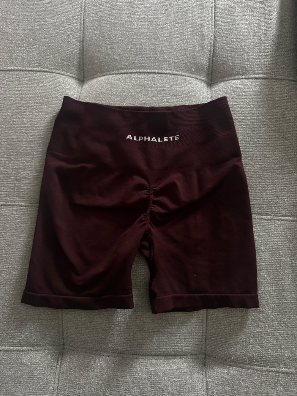 Alphalete Burgundy Women’s Bike Shorts